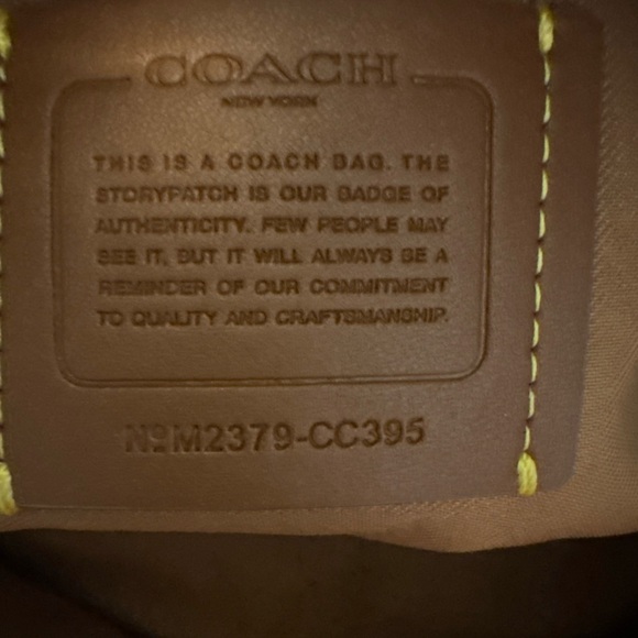 Coach Black Pebble Leather Taylor Tote Retail $325 CC395 Women’s Shoulder Purse - Picture 10 of 16